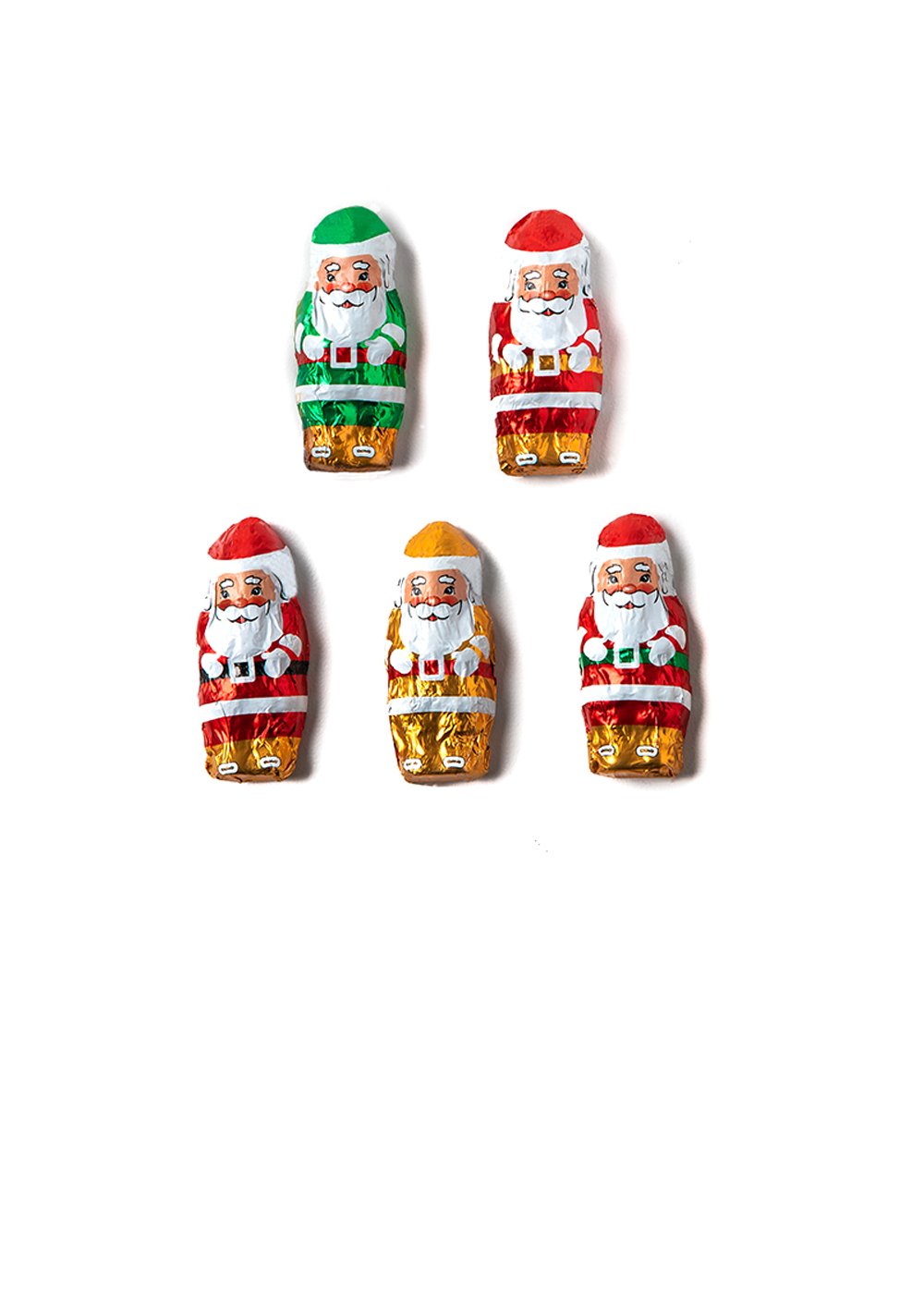 MAD - MINI FOIL SANTAS MILK (X)