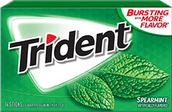 MONDELEZ - TRIDENT GUM SPEARMINT 12 CT