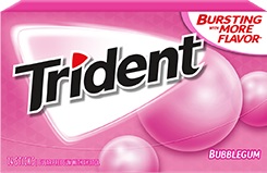 MONDELEZ - TRIDENT GUM BUBBLE GUM 12 CT