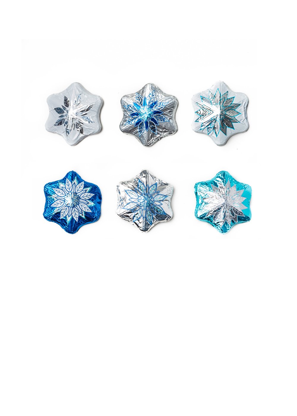 MAD - SNOWFLAKE ORNAMENT .5 OZ 60 CT (X)