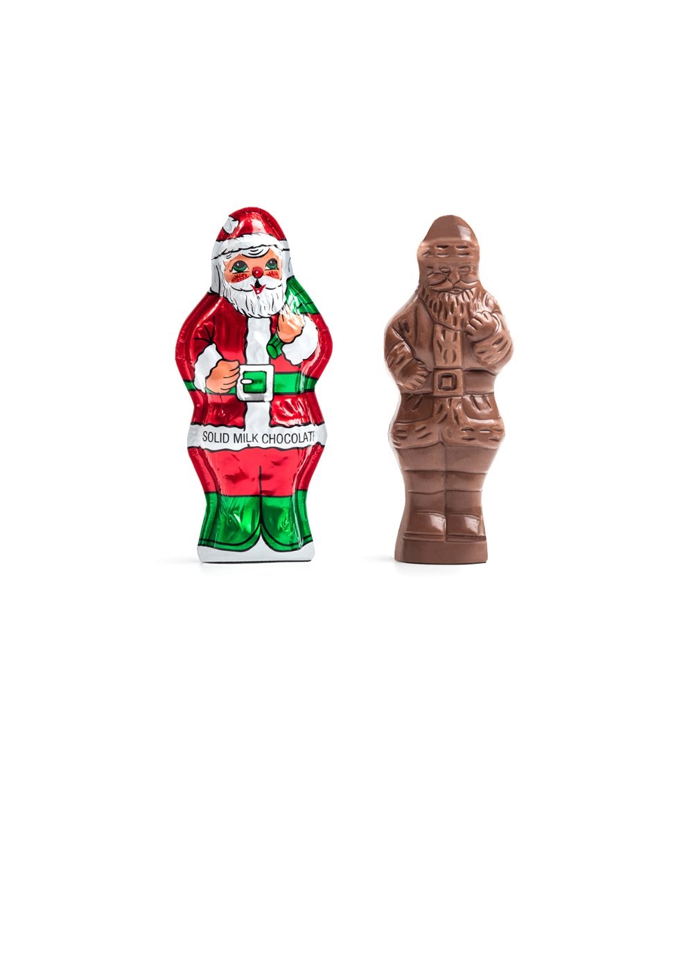 MAD - SANTA 2 OZ SOLID FOILED (4.25") 24 CT (X)
