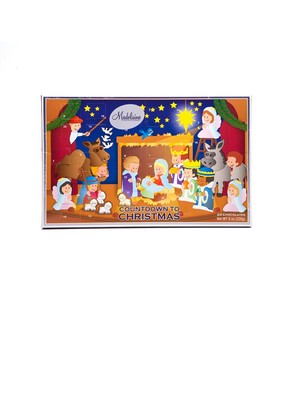 MAD - CALENDAR CHRISTMAS PAGEANT 12 CT