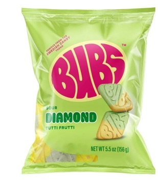 BUBS - TUTTI FRUTTI 5.5 OZ BAG 8 CT