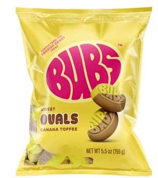 BUBS - BANANA TOFFEE 5.5 OZ BAG 8 CT