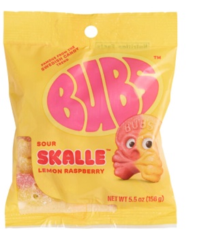 BUBS - LEMON RASPBERRY 5.5 OZ BAG 8 CT