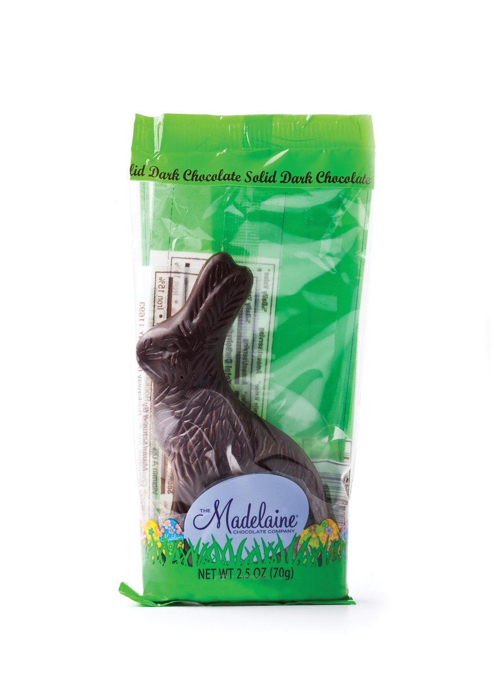 MAD - RABBIT 2.5 OZ SITTING DARK (CELLO) - 48 CT (E)