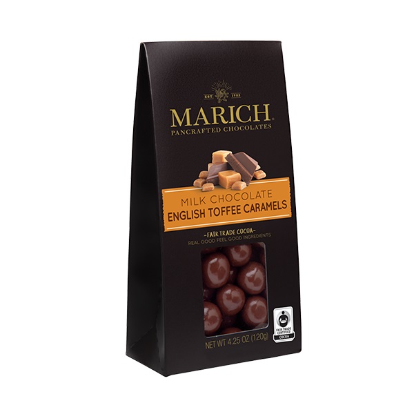 MARICH - 4.25 OZ BX CARAMELS ENG TOFFEE 12 CT (S)