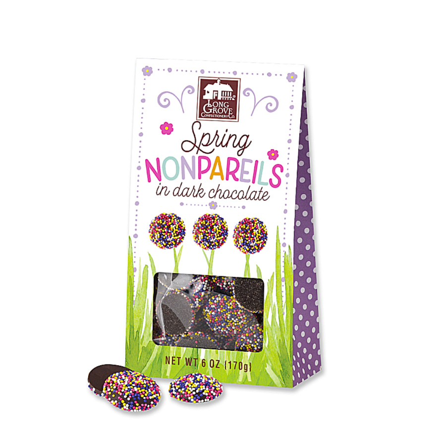 LONG GROVE - DK SPRING NONPARIELS 6 OZ BAG 12 CT (E)