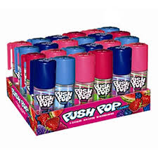 TOPPS - PUSH POPS / FRUIT 24 CT