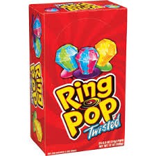 TOPPS - RING POPS / TWISTED 24 CT