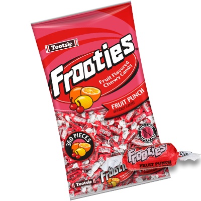 TOOTSIE - FROOTIES FRUIT PUNCH 360 CT