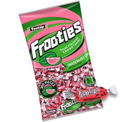 TOOTSIE - FROOTIES WATERMELON 360 CT