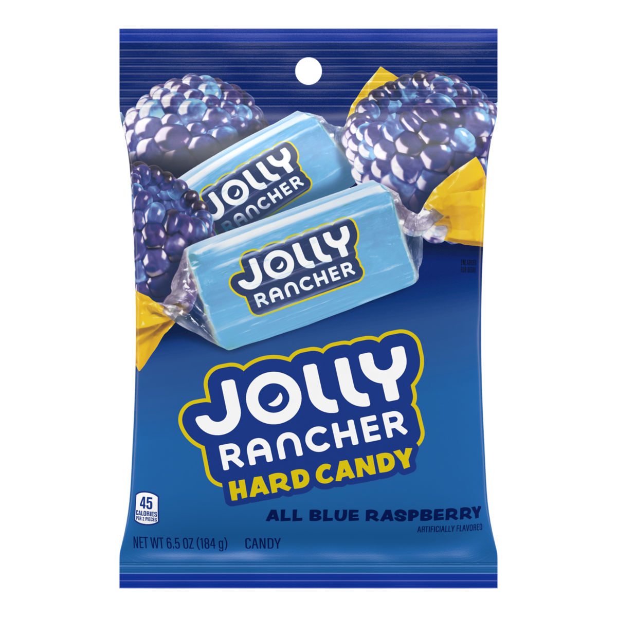 HERSHEY - JOLLY RANCHER BLUE RASP 6.5 OZ  BG 12 CT (S)