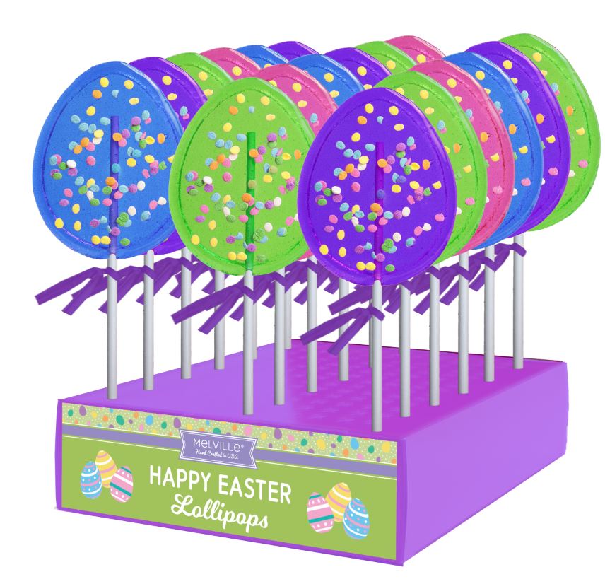 MELVILLE - LARGE CONFETTI EGG POPS 24 CT (E)