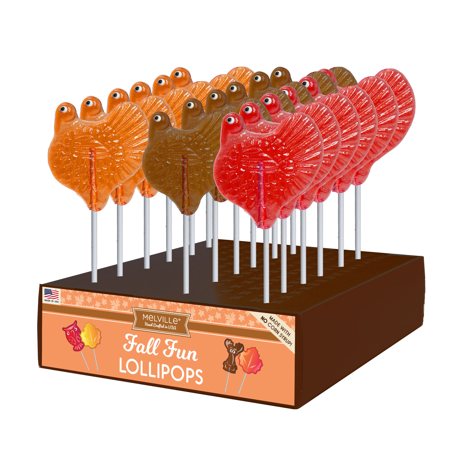 MELVILLE - TURKEY ASST POPS 24 CT (H)