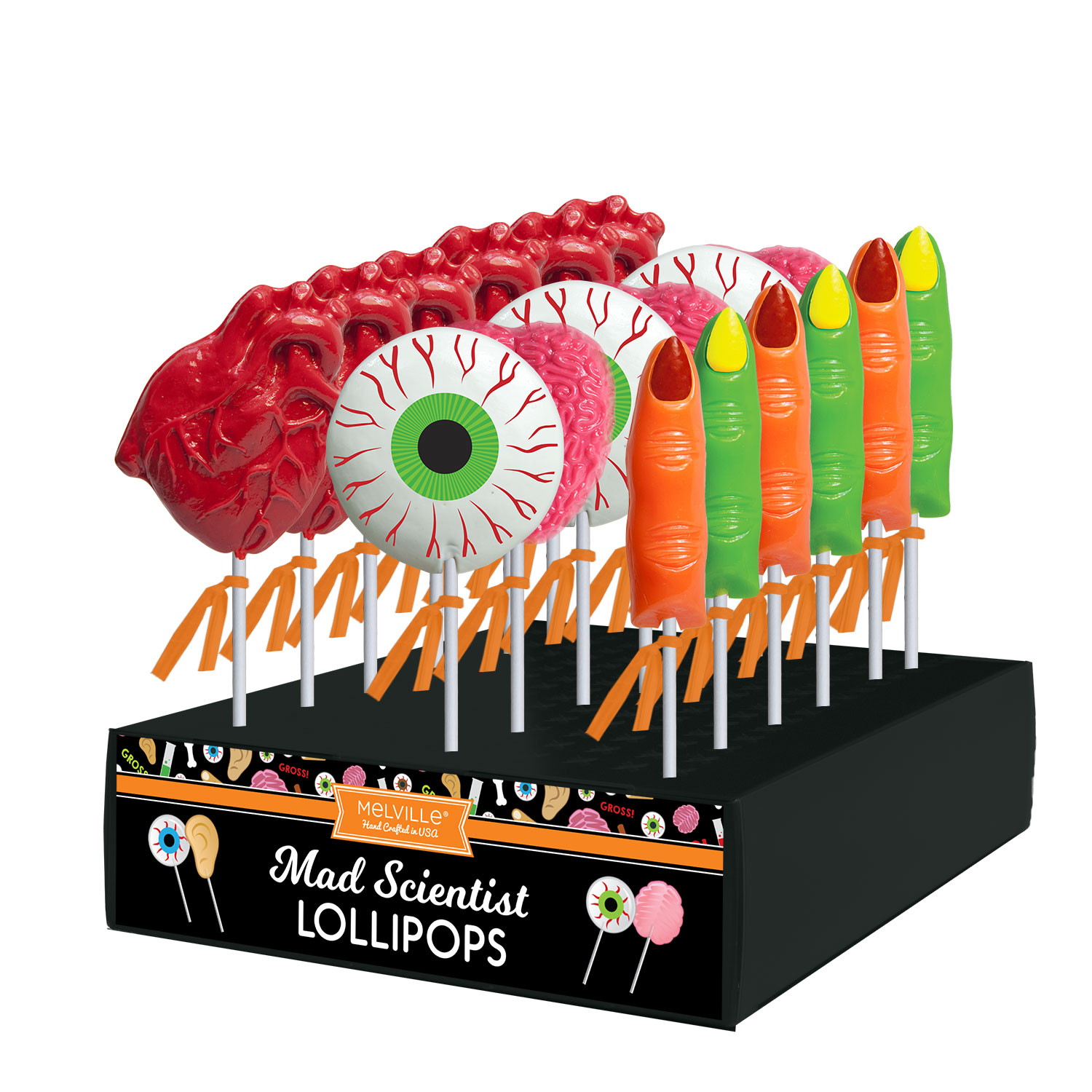 MELVILLE - BODY PARTS ASST POPS 24 CT (H)