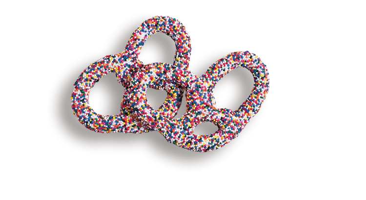 (A) PRETZEL W/MULTI SEEDS - WHITE