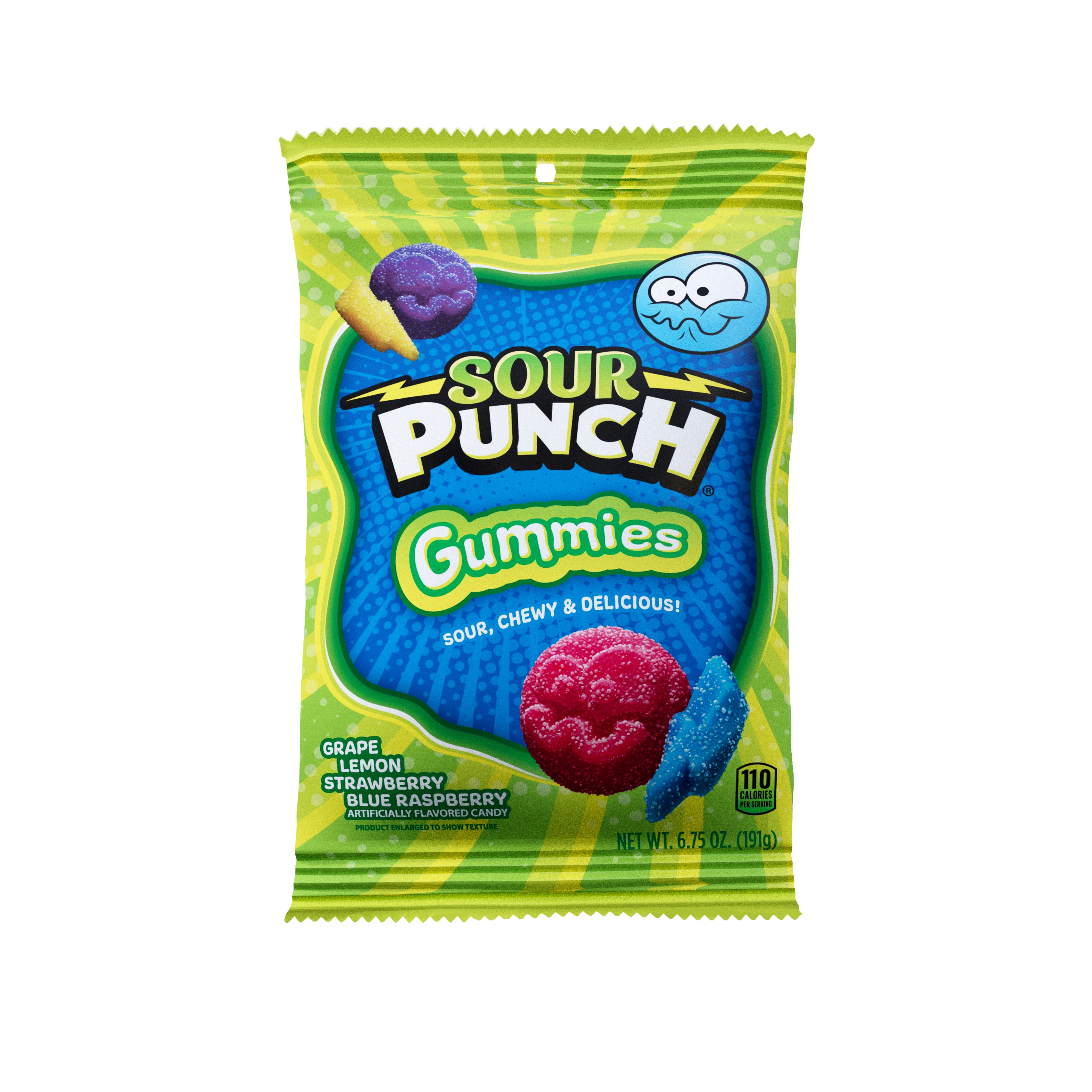 AMERICAN LIC - SOUR PUNCH GUMMIES 6.75 OZ BG 12 CT (S)