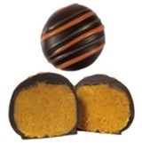 M&J - PUMPKIN DARK LARGE TRUFFLES (H)