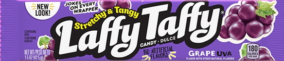 NESTLE - LAFFY TAFFY BARS 24 CT GRAPE