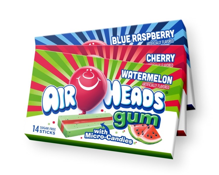 VAN MELLE - AIRHEADS GUM WATER 12 CT