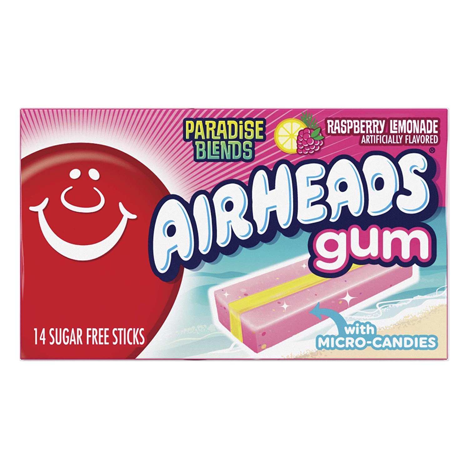 VAN MELLE - AIRHEADS GUM RASP/LEMONADE 12 CT