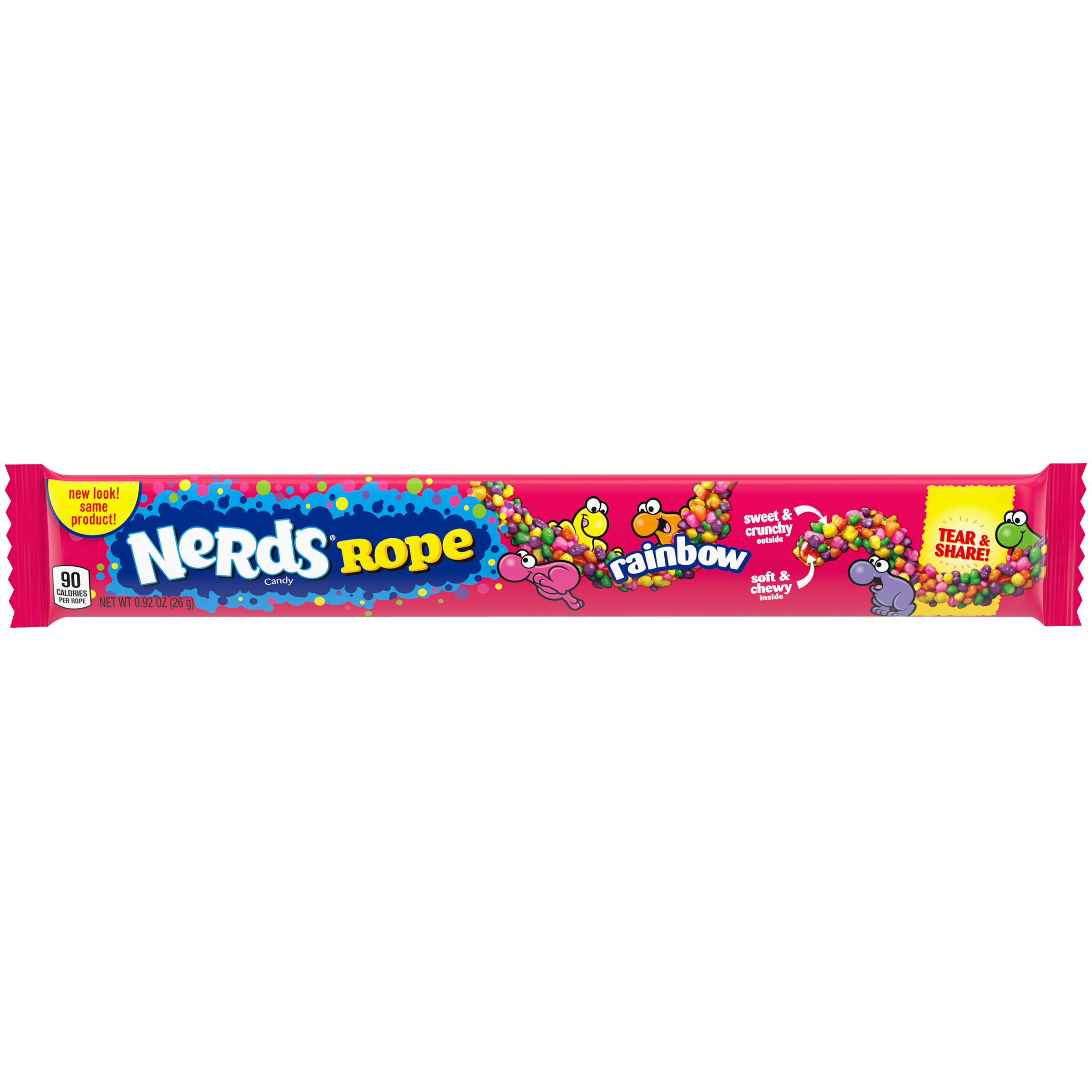 NESTLE - NERD ROPES RAINBOW 24 CT