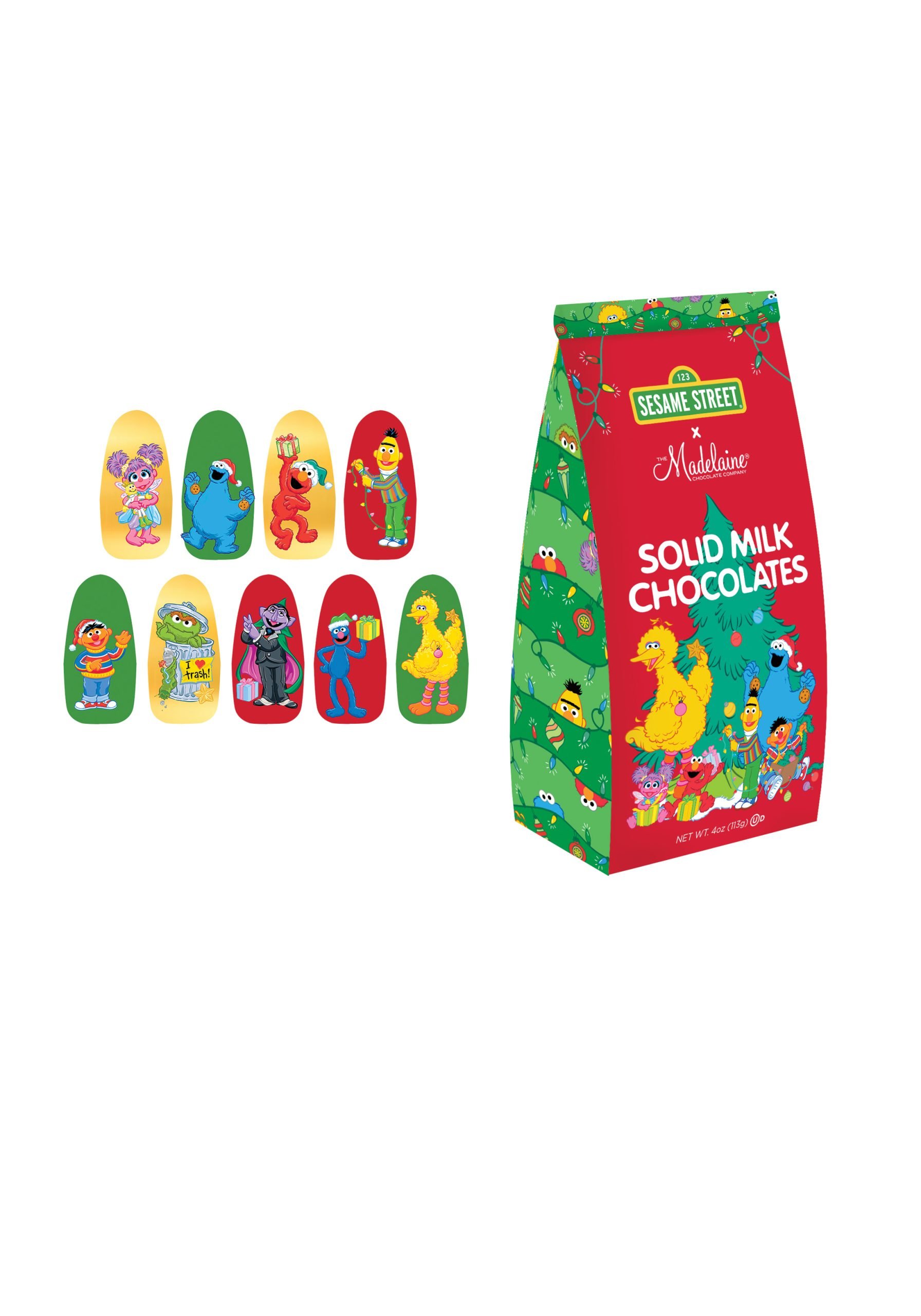 MAD - SESAME STREET ASST 4 OZ GABLE BX 12 CT (X)