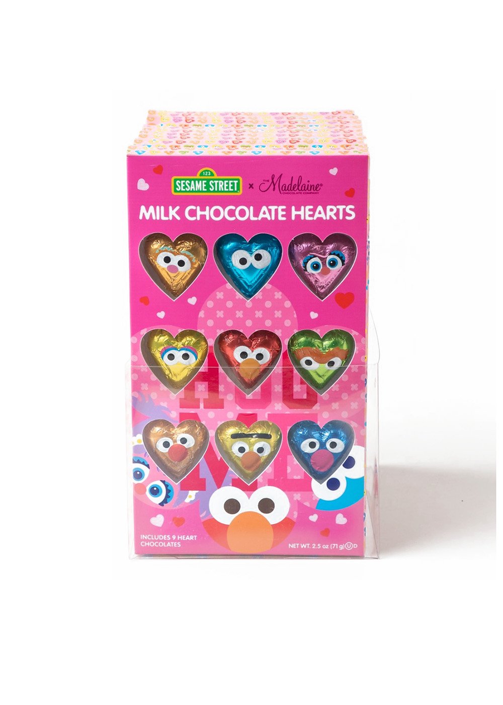 MAD - SESAME STREET HEART 9 PC BOX 12 CT (V)