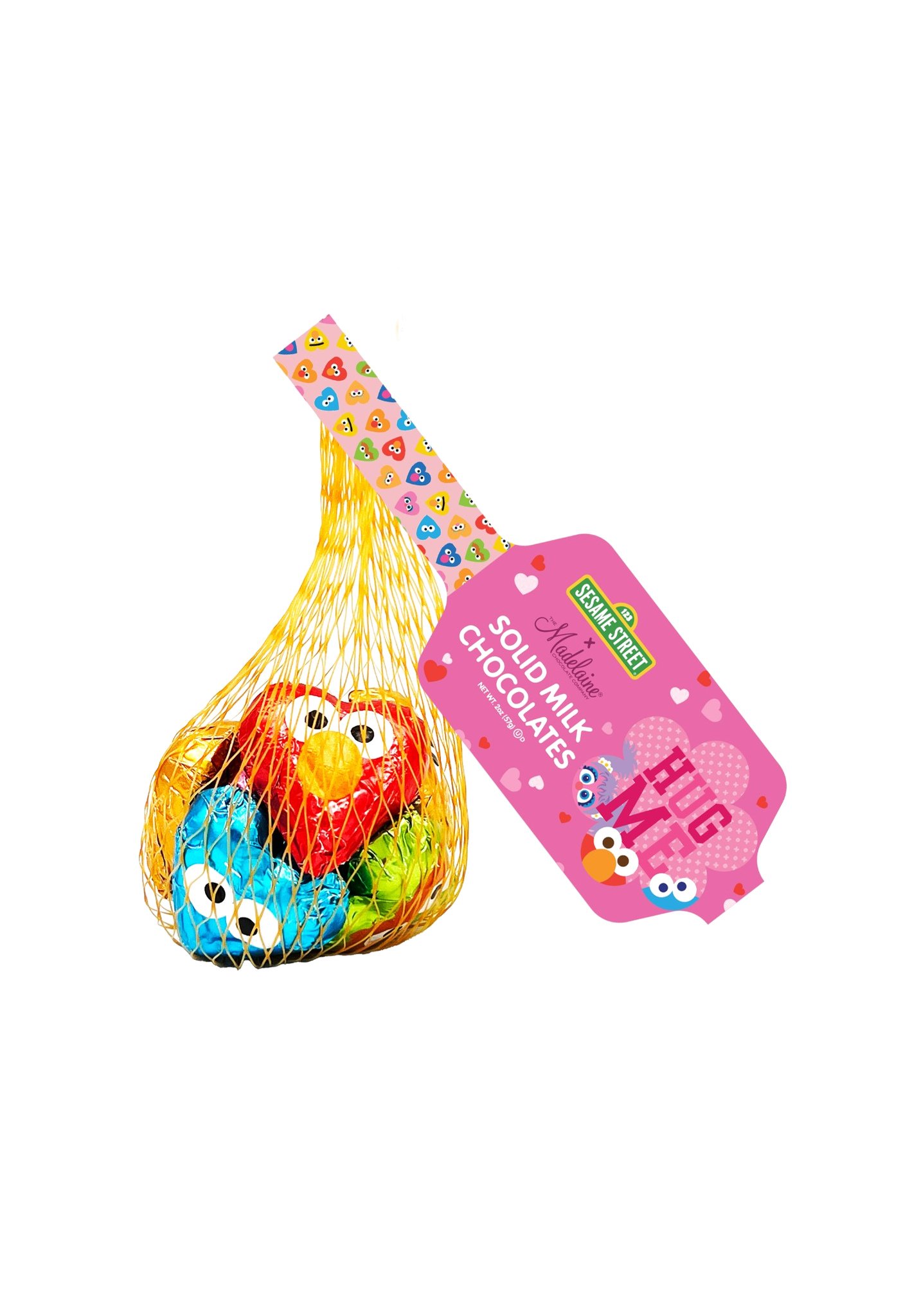 MAD - SESAME STREET CHARACTER HEARTS 2 OZ BG 24 CT (V)