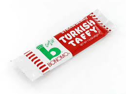 BONOMO - BONOMO STRAWBERRY TAFFY 24 CT