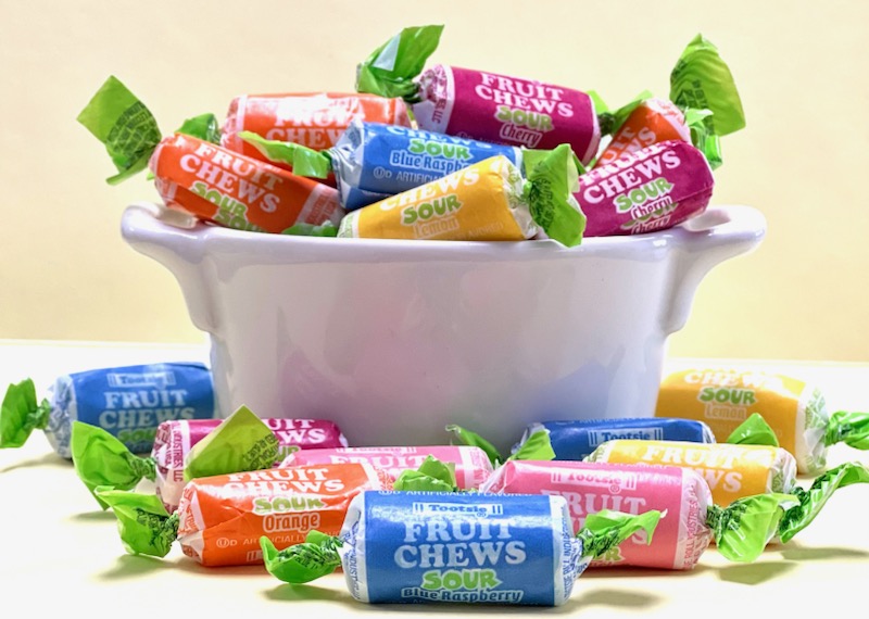 TOOTSIE - ASST SOUR FRUIT MIDGIES ROLLS BULK