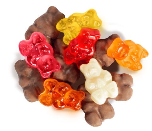 ALBANESE - MK CHOC COVERED GUMMI BEARS