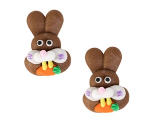 CALJAVA - BROWN BUNNY/ TEETH ICING 144 PCS (E)