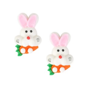 CALJAVA - WHITE BUNNY/CARROT ICING 144 CT (E)