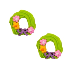 CALJAVA - SPRING WREATH LT GREEN ICING 144 PCS (E)
