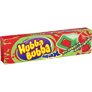 WRIGLEY - HUBBA BUBBA MAX STRAW/WATER 18 CT