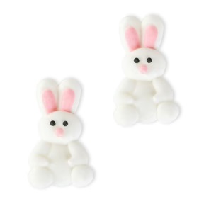 CALJAVA - LIL EASTER BUNNY WHITE ICING 104 PCS (E)