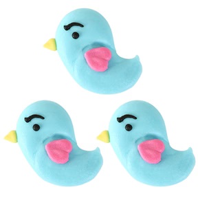 CALJAVA - BLUE LOVE BIRD ICING 128 PCS (E)
