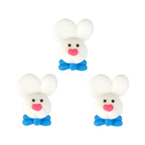 CALJAVA - EASTER BUNNY/BOW TIE ICING 144 PCS (E)