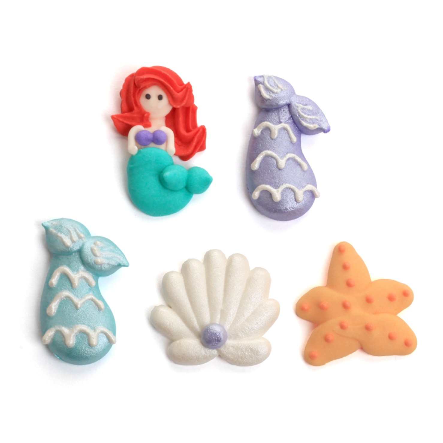 CALJAVA - MERMAID SET ASST ICING 100 PCS (E)