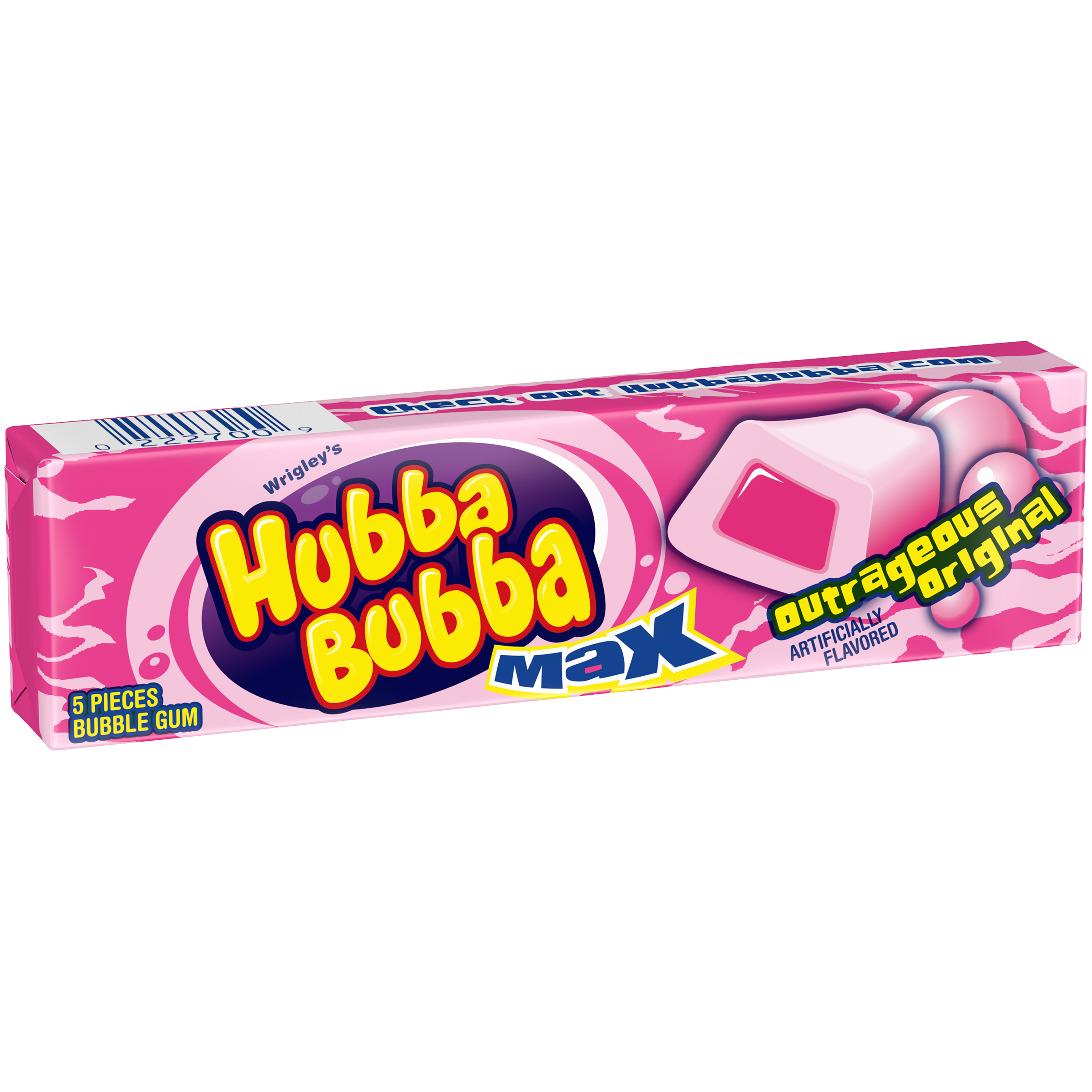 WRIGLEY - HUBBA BUBBA MAX ORIGINAL GUM 18 CT