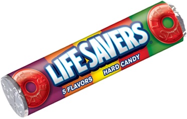 WRIGLEY - LIFESAVERS 5 FLAVOR ROLL 20 CT