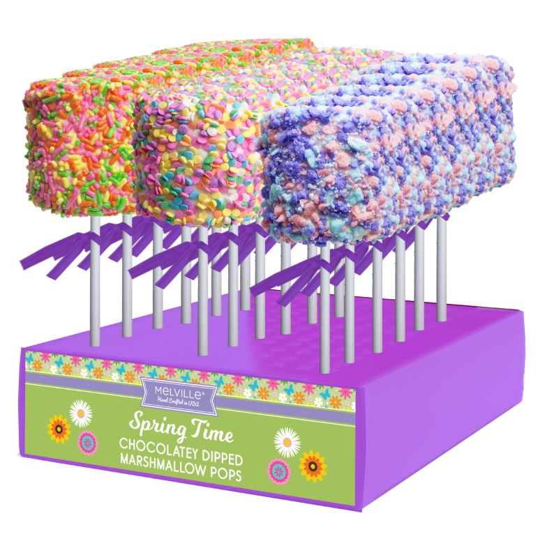 MELVILLE - GIANT EASTER MARSH CONFETTI POPS 12 CT (E)