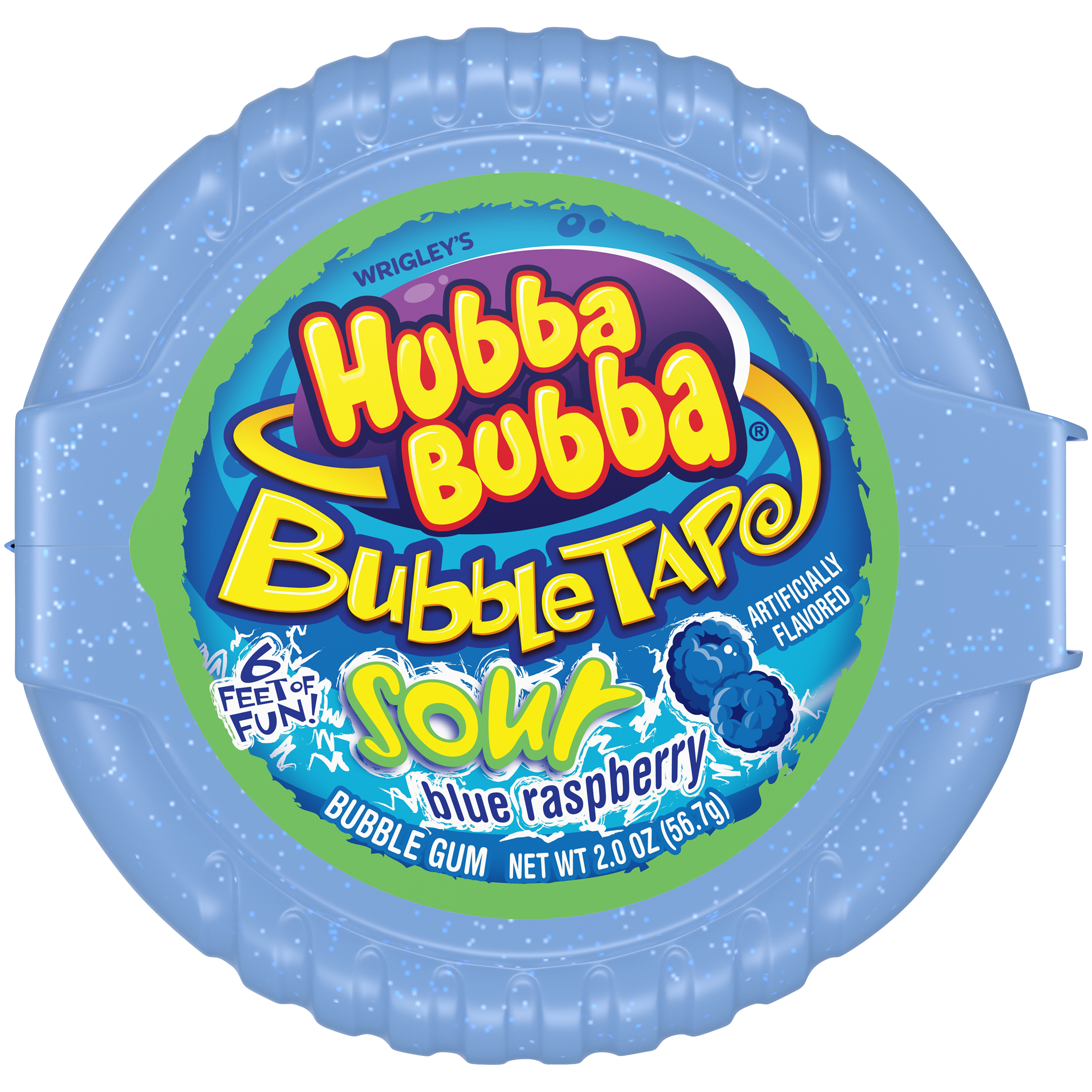 HUBBA BUBBA - BUBBLE TAPE BLUE RASP 12 CT