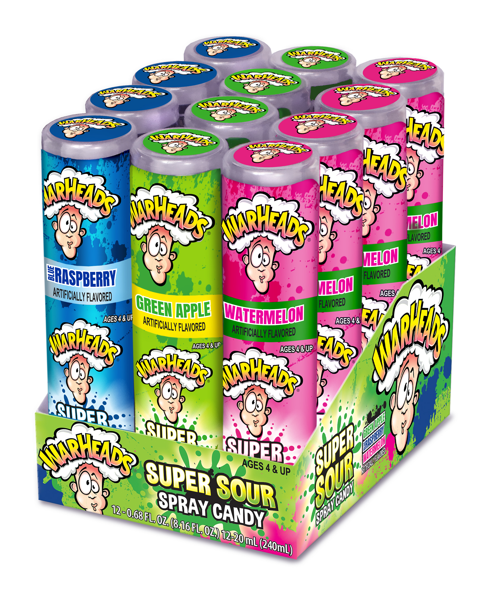 IMPACT - WARHEADS SOUR SPRAY 24 CT