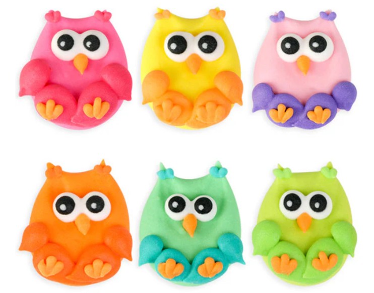 CALJAVA - OWL ASST ICING 72 PCS (S)