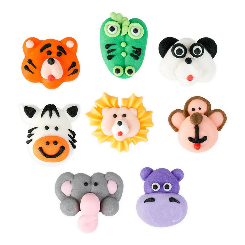 CALJAVA -  JUNGLE ANIMALS ICING 144 PCS (S)