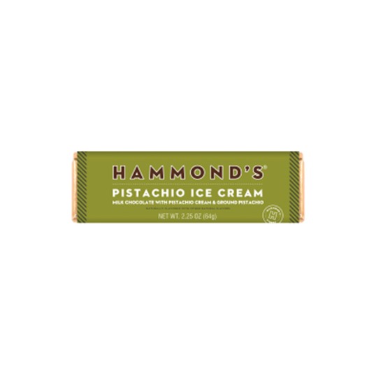 HAMMONDS - 2.25 OZ BAR PISTACHIO ICE CREAM 12 CT (X)