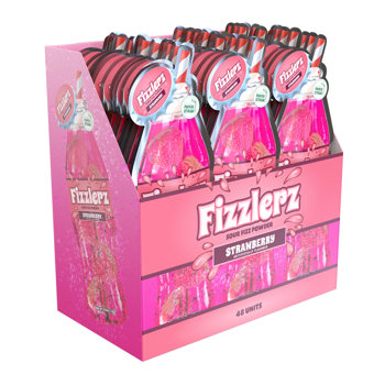 THATS SWEET - FIZZLERZ STRAWBERRY 48 CT